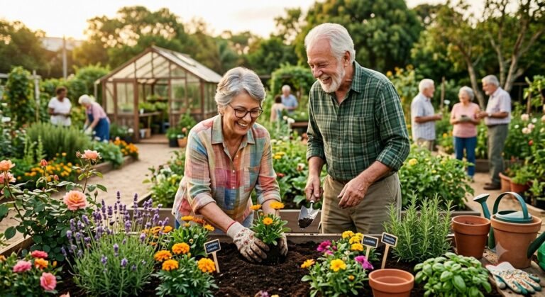 Jardinagem Terapêutica Cultivando Bem-Estar e Conexão na Aposentadoria
